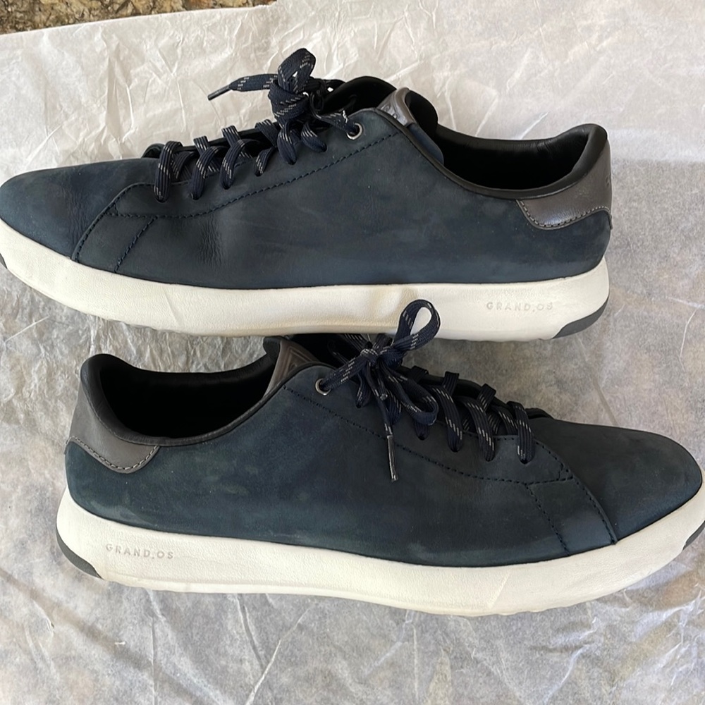 Cole Haan Grandpro navy blue shoes